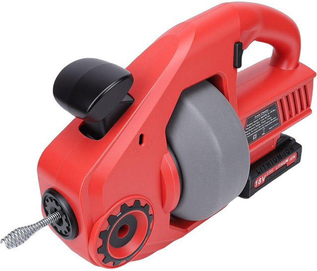 Artleeh Kabellose Elektrische Rohrreinigungsmaschine mit 800 U/min in Rot - Bild 1