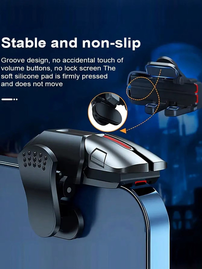 YZIYOU 4-in-1 Multifunktions Handy Game Controller und intelligente Trigger in Schwarz - Bild 5