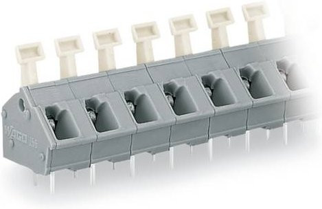 WAGO 256-518 Leiterplattenklemme grau, 20 Stück - Bild 1