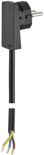 EVOline Strom Anschlusskabel Schwarz 1,5 m - Bild 1