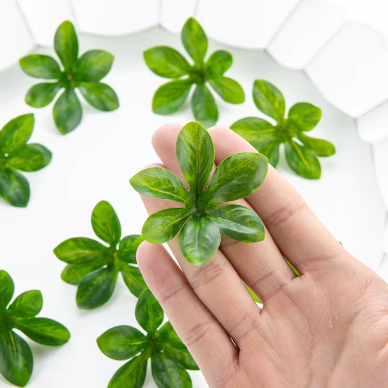 Künstliche Rosen und Glockenblätter in Grün für deine Hochzeits-, Party- und Raumdekoration - Bild 3