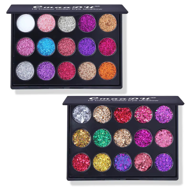 CmaaDu Lidschatten-Palette, 15 Farben, schimmernd, Unisex - Bild 5