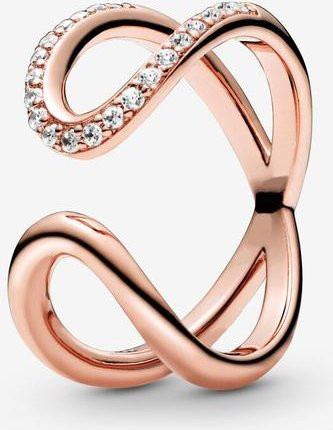Wucifang Jewelry Ring, 925 Silber, Roségold, Kristall, Damen - Bild 1