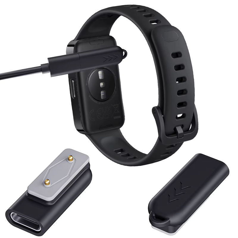 ALLOYSEED USB-Typ-C Smartwatch-Ladegerät für Huawei Watch Fit 3/2/New/SE/Mini und Honor ES Smartband, Schwarz - Bild 5