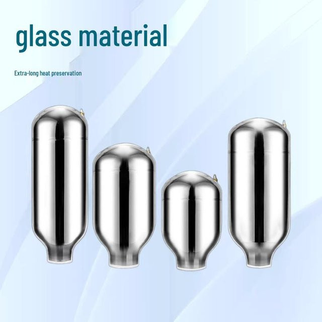 ElectroCN Glas-Vakuum-Thermoskanne mit Innenbehälter, Farbe: Silber, Volumen: 3,2 l - Bild 1