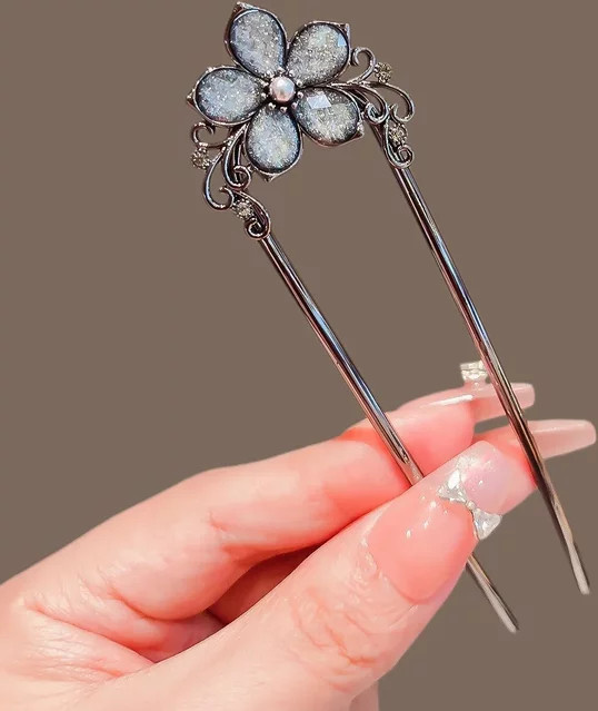HIYAYZ Haarnadel Blume, Perle, Damen - Bild 1