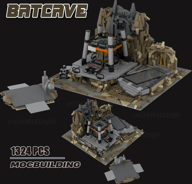MOCBUILDING Batcave, Bausteine Diorama Modell, Batman, Set / Bundle - Bild 1