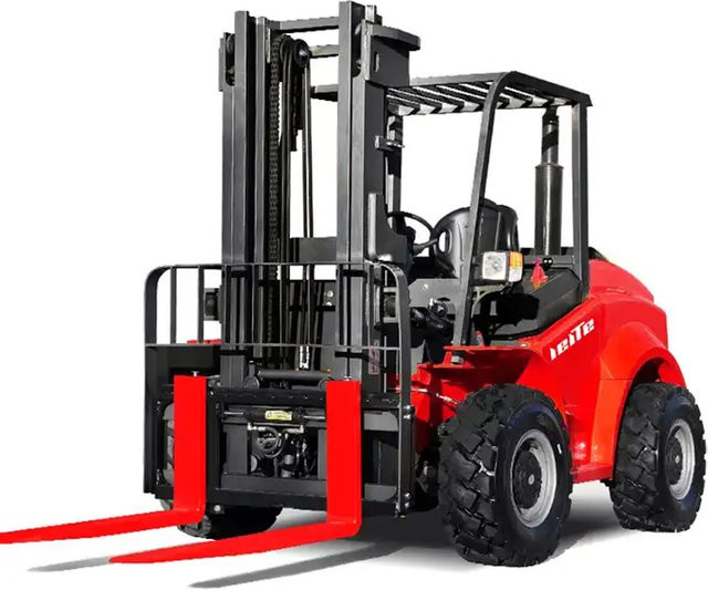 LEITE Offroad 4WD Gabelstapler in Rot mit 3,5 t Tragfähigkeit - Bild 1