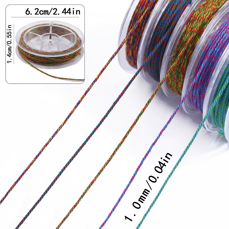 JHNBY Baumwollgarn, Bunt, 10 Rollen - Bild 2