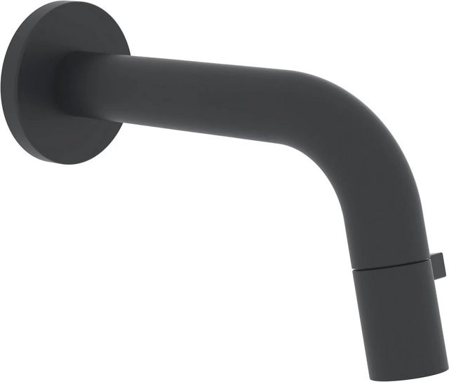 Hansa Waschtisch-Wandarmatur Hansanova Einhebelmischer in Schwarz-Matt, Höhe: 10,7 cm - Bild 1