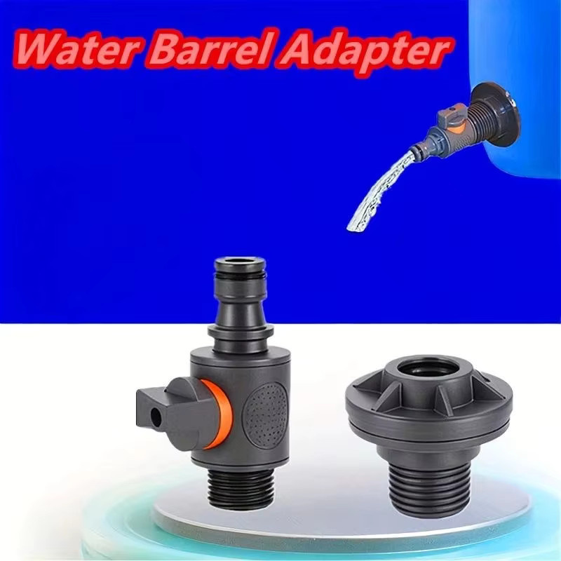 ESHYLALA 1/2-Zoll PVC Absperrventil-Set für Regentonnen, Aquarien und Wassertanks - Bild 2