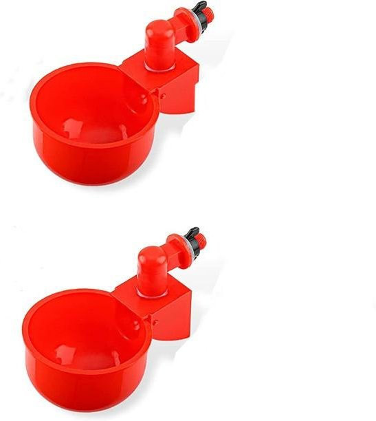 Automatischer Hühner-Futter- und Wasserspender aus Kunststoff für Geflügel wie Küken, Enten, Gänse und Wachteln - Bild 1