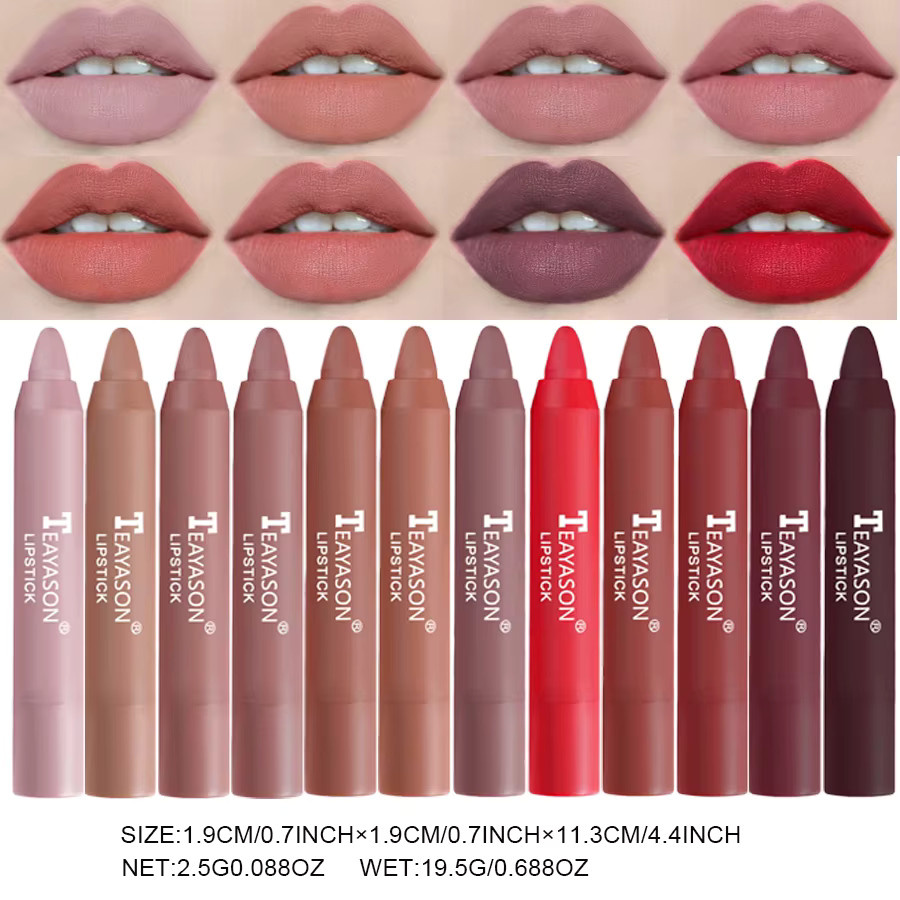 TEAYASON Lippenstift, Matter Lippenstift, Unisex - Bild 4