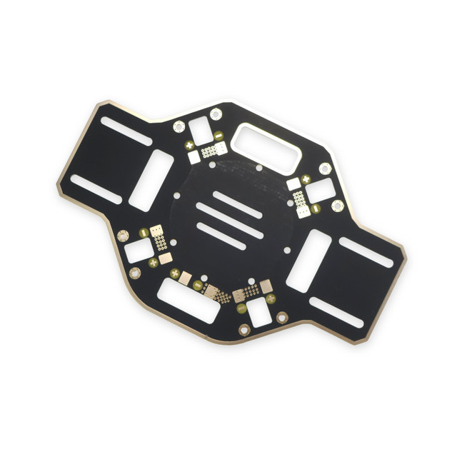 DJI F450 Untere Mittelplatte PCB und Motormontageplatte für Quadcopter-Reparatur, Schwarz - Bild 1