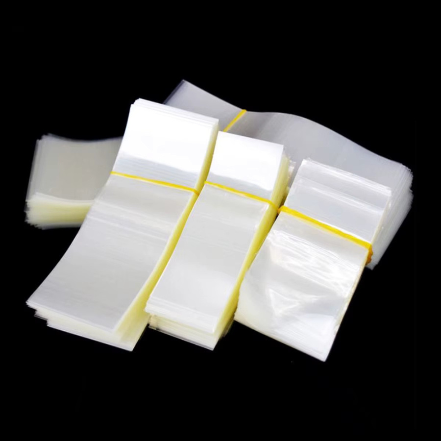 Transparente PVC-Schrumpffolie mit Flachmundstück für Flaschenhälse, Deckel und Gläser, 400 Stück - Bild 1
