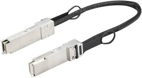 Gigabyte SFP112 QSFP+ Direktanschlusskabel für NVIDIA Spark DGX Stacking, 400Gbps, Farbe: Silber, Länge: 40 cm - Bild 1