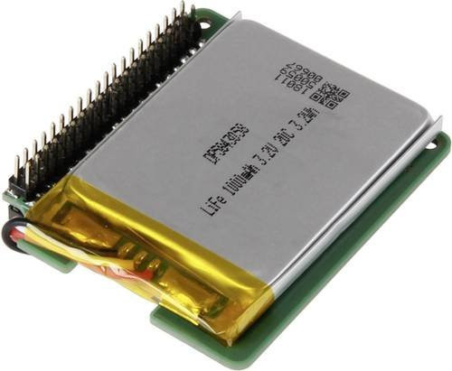 Joy-it StromPi 3 Li-Ion Akkupack in Silber passend für Raspberry Pi, Banana Pi, Arduino und Cubieboard - Bild 1