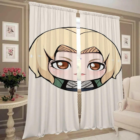 Naruto Verdunklungsvorhänge für Wohnzimmer und Schlafzimmer, 2er-Set, Mehrfarbig, Breite: 50 cm, Höhe: 70 cm