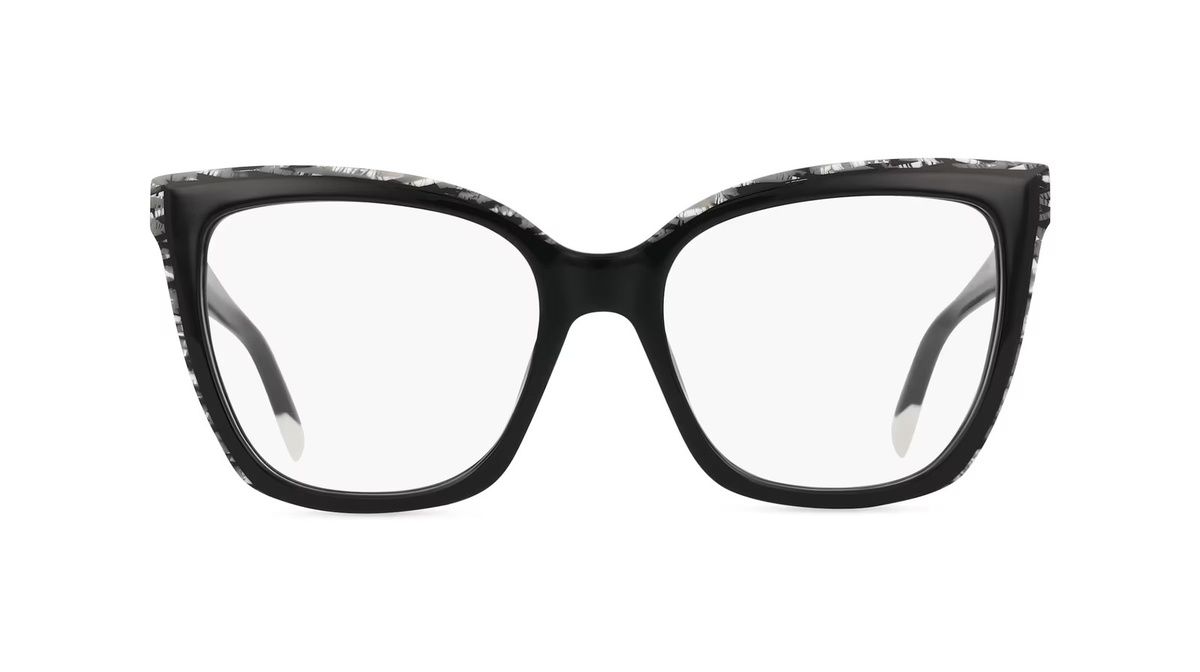 Missoni 0092 Korrektionsbrille Cat Eye, Vollrand, Acetat, Schwarz, Damen - Bild 1