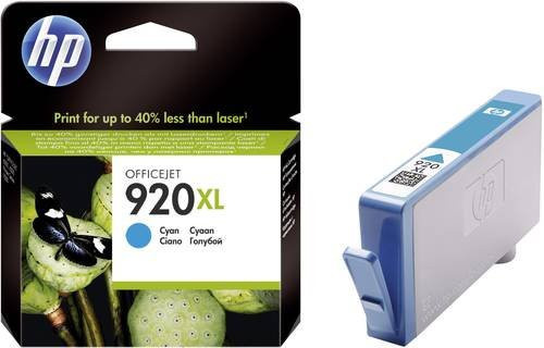 HP 920XL Original Tintenpatrone Cyan CD972AE für Inkjet-Drucker - Bild 1