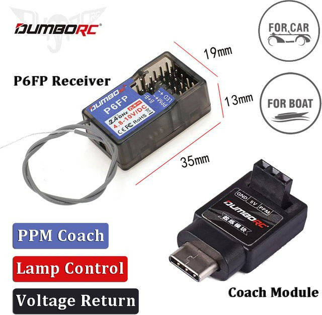 DUMBORC Empfänger Sender 6CH Wireless Coach Modul, Zubehör - Bild 1