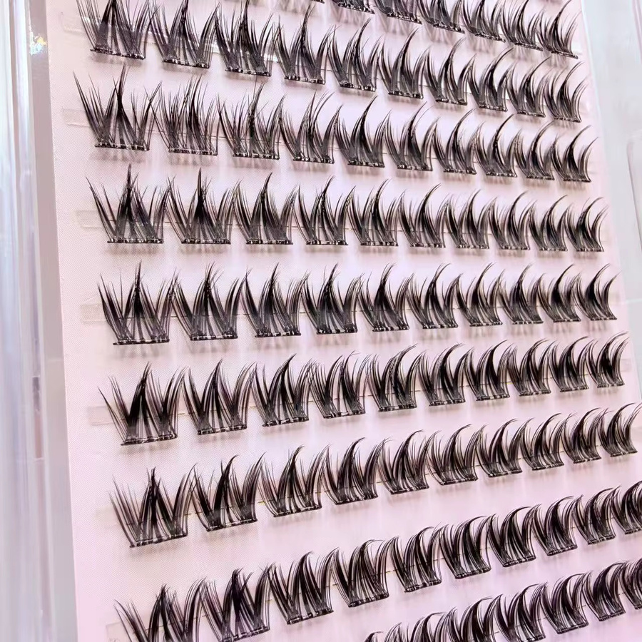 lonzunin Falsche Wimpern, künstlicher Nerz, Black, Unisex - Bild 6