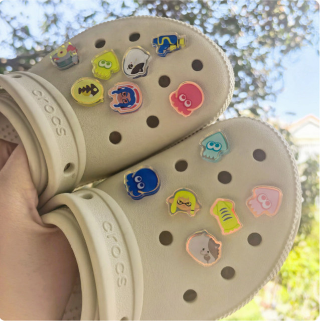 Bandai Splatoon Inkling Octoling Croc Charms, Zubehör, Bunt / Mehrfarbig - Bild 1
