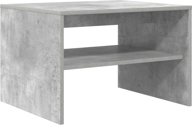 vidaXL Couchtisch in Betongrau aus Holzwerkstoff, modern und rechteckig, B/T/H: 60 x 50 x 40 cm - Bild 1