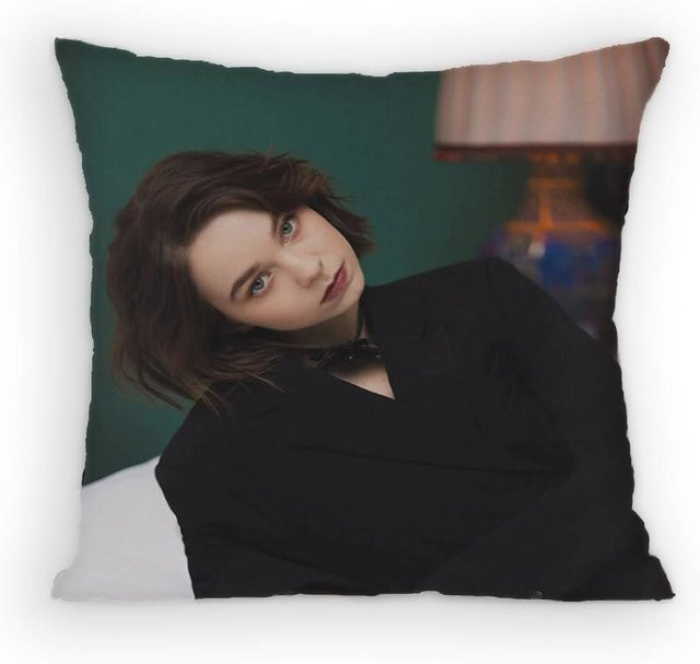 Emma Myers Kissenbezug aus Polyester, quadratisch, B/B/H: 45,72 x 45,72 x 45,72 cm - Bild 1