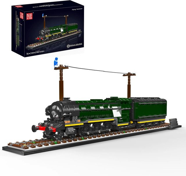 Linyi toy Eisenbahn Bausteinset farbenfroh - Bild 1