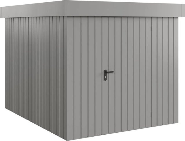 Hörmann EcoStar Gerätehaus Euroline Flachdach 1-flg Graualuminium B/T/H: 237 x 278 cm - Bild 1