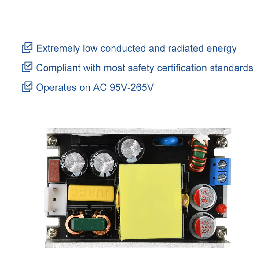Aideepen Galliumnitrid Schaltnetzteilplatine AC zu DC 100W Buck Converter Modul, 12V 6A / 24V 4A, Multicolor - Bild 2