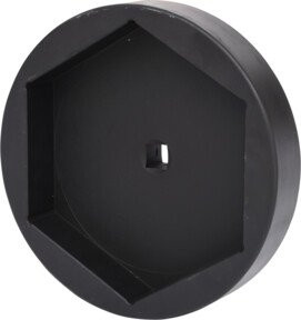 KS Tools Achsmuttern-Schlüssel 3/4 Zoll, 6-kant, kurz, schwarz, Stahl, Länge: 190 mm - Bild 1