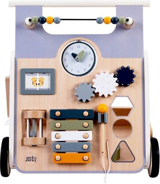 ENGELHART Aktivitätenwagen, Pädagogisches Multi-Spiel, Holz, Mehrfarbig, ab 1 Jahr - Bild 1