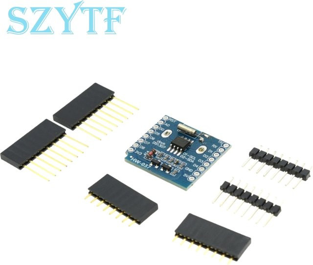 SZYTF Batterie-Abschirmung für RTC DS1307 Echtzeit-Uhr und Wemos D1 in Blau - Bild 1