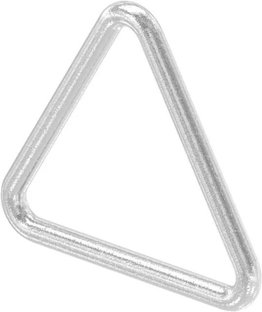 FeNau Triangel Edelstahl V4A Elektropoliert Silber B/T/H: 45 x 45 x 3 mm - Bild 1