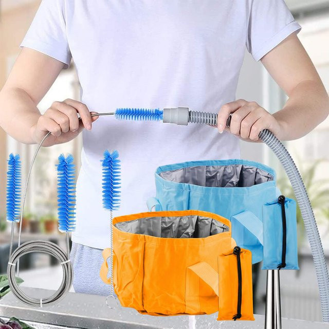 SUOLAER CPAP-Reinigungsset mit Schlauchreinigungsbürste und Waschbecken, Unisex - Bild 1