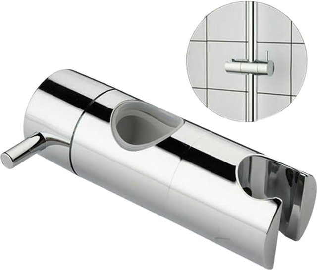 ACCHAMP Duschkopf Halter aus ABS Chrom mit verstellbarer Höhe für das Badezimmer - Bild 1