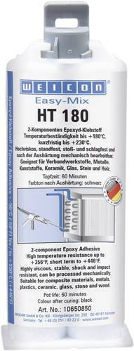 WEICON Easy-Mix HT 180 Zwei-Komponenten-Epoxykleber, weiß, 50 ml - Bild 1