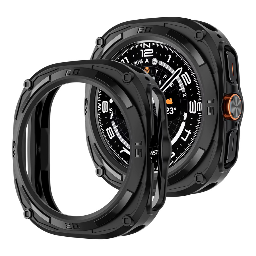 RMUTANE Uhrenzubehör Schutzhülle für Samsung Galaxy Watch 7 Ultra 47mm, Kunststoff, Schwarz, Unisex - Bild 2