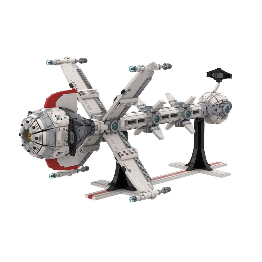 MOCBUILDING Comet V2.0 MOC Raumschiff-Modell, Weltraum-Kommandoschiff, Bausteine - Bild 3