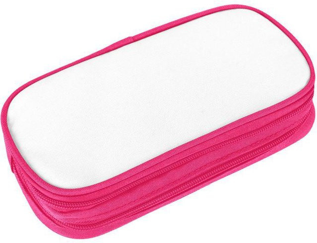 Take One Doppellagiges Federmäppchen für Schüler in Rosa aus Polyester - Bild 1