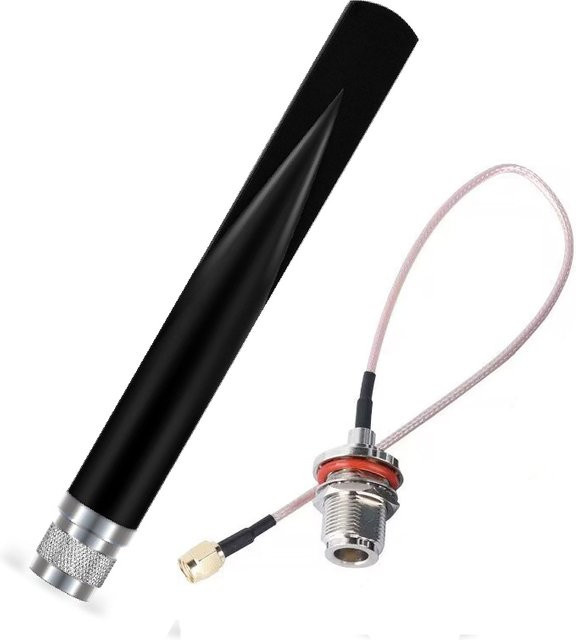 NOWEPOCH LoRa Antenne für Meshtastic und LoRa HaLow, 5dBi, 868MHz/915MHz, Omni Outdoor Antenne mit N-Stecker, Schwarz - Bild 1