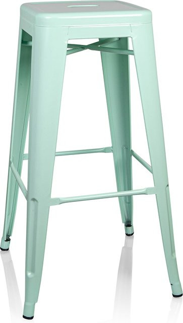 hjh OFFICE Barhocker VANTAGGIO HIGH Metall ohne Armlehnen im Industry-Look - Bild 1