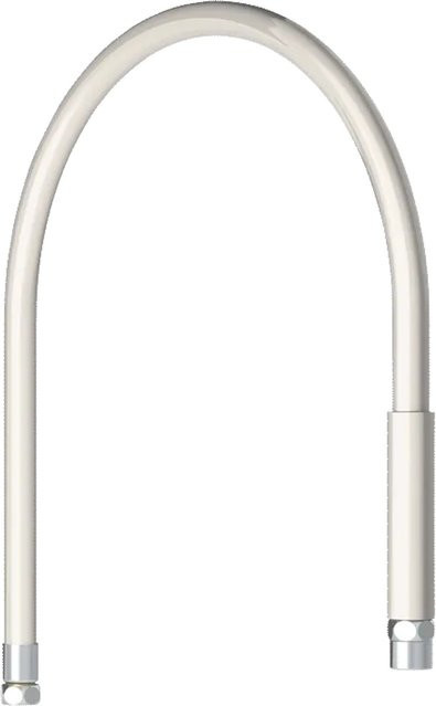Delabie Flexibler Schlauch G1/2 Weiß, Länge: 95 cm - Bild 1
