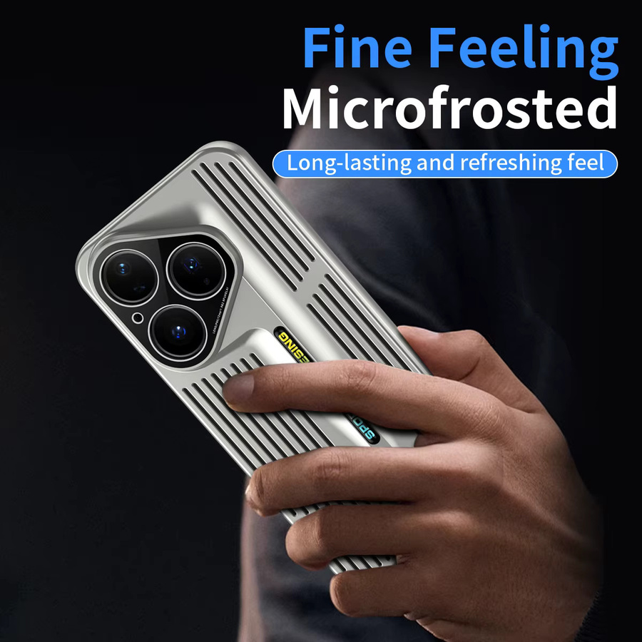 Slim Plating Schutzhülle mit Wärmeableitung und Glaslinse für Huawei Pura 80 70 Mate 60 50 Pro Plus Ultra in Silber - Bild 5