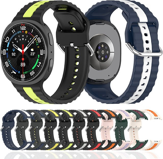 Samsung Uhrenarmband Silikon, Galaxy Watch 8 Classic 46 mm, 44 mm, 40 mm, Unisex - Bild 1