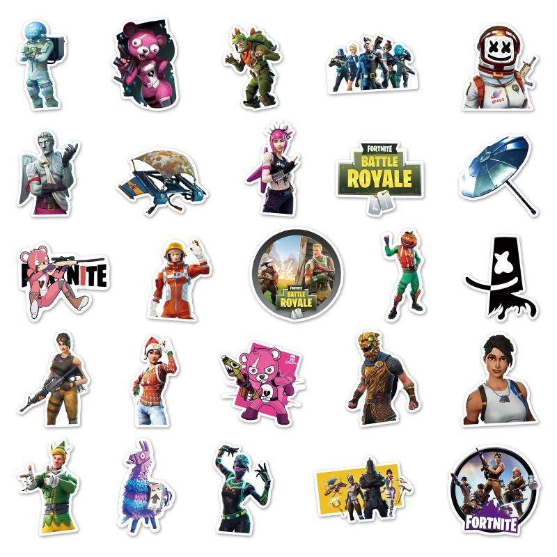 Yiran toy 1 50 Stück Fortnite Aufkleber - Bild 2