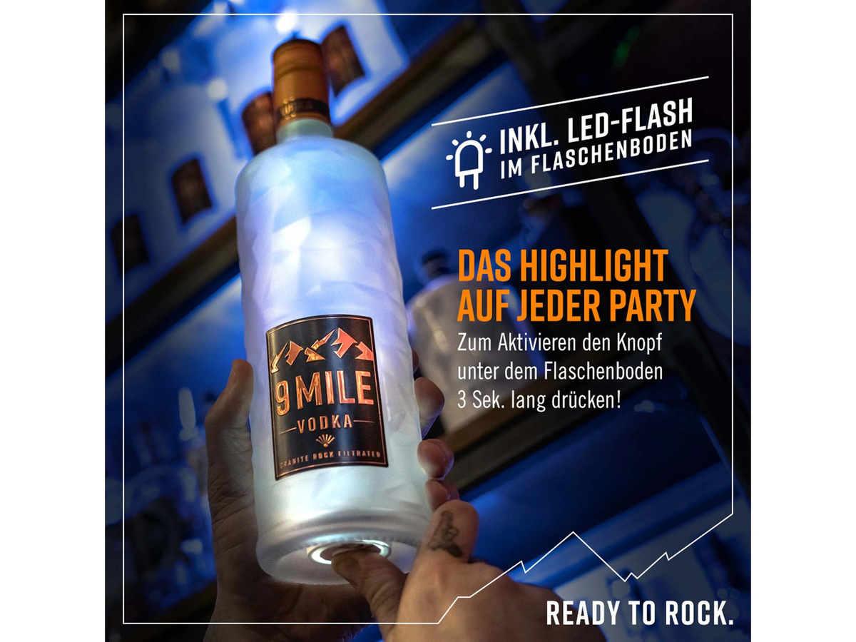 9 MILE Wodka, 0,7 l - Bild 2