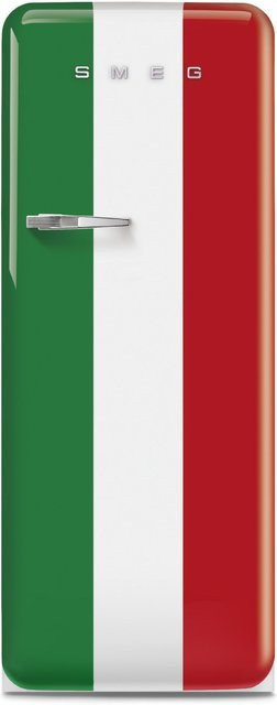 Smeg Standkühlschrank mit Gefrierfach in Multicolour Italian Flag FAB28RDIT6 - Bild 1